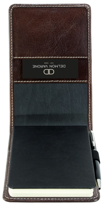 Notizblock Pocket Format | Echtleder | VINTAGE dunkelbraun